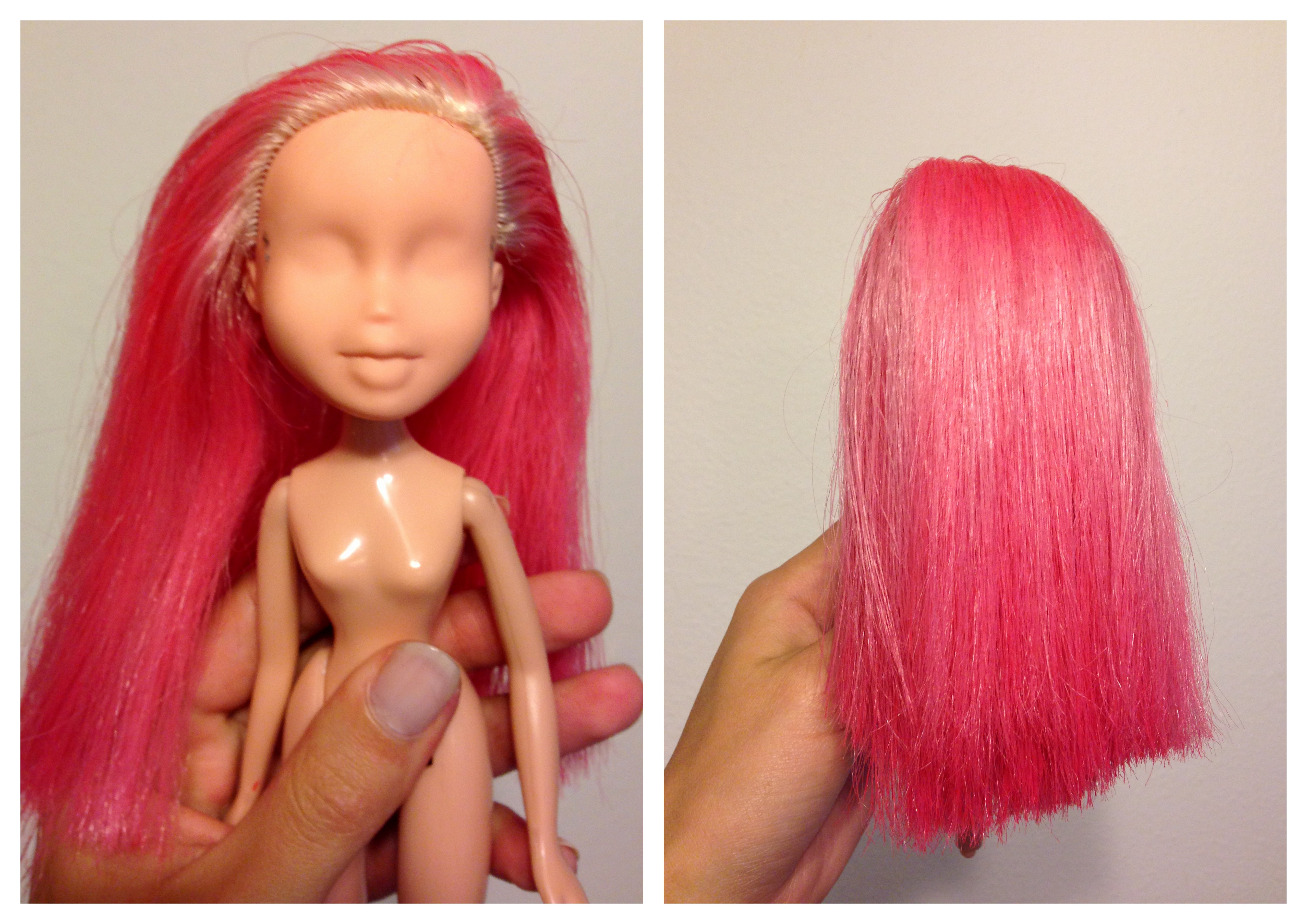 Dyeing Blonde Doll Hair How To I Am Loved Dolls
