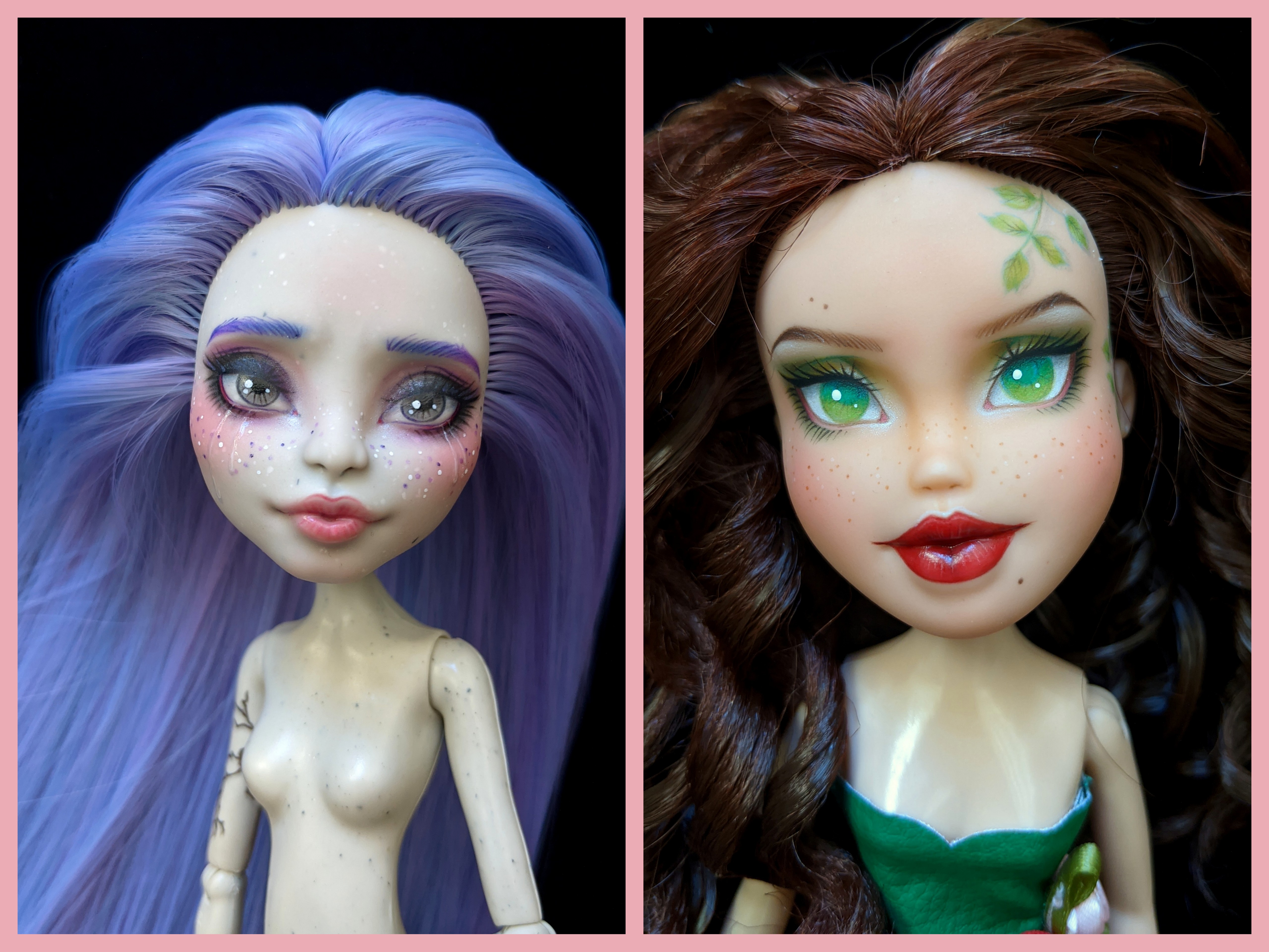 Purple saran doll hair for rerooting, Hobbies & Toys, Stationery